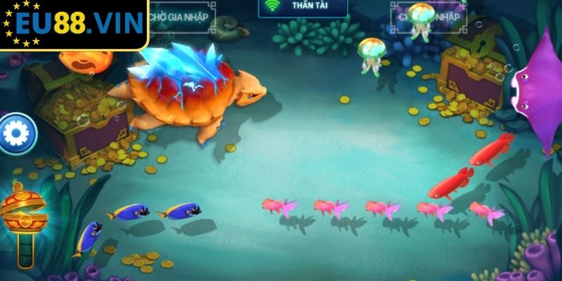 Bắn Cá Đại Dương EU88 - Hành Trình Chinh Phục Kho Báu Khủng 3 Tận dụng “Vùng Sóng Dữ” để săn boss