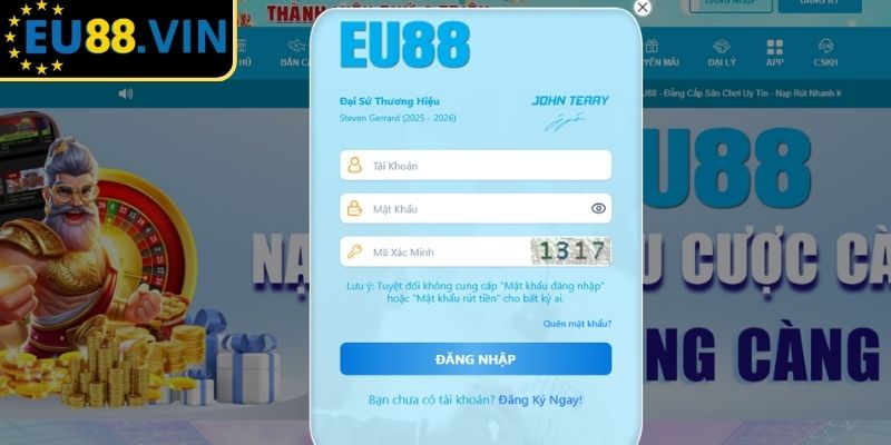 Đăng nhập trên máy tính
