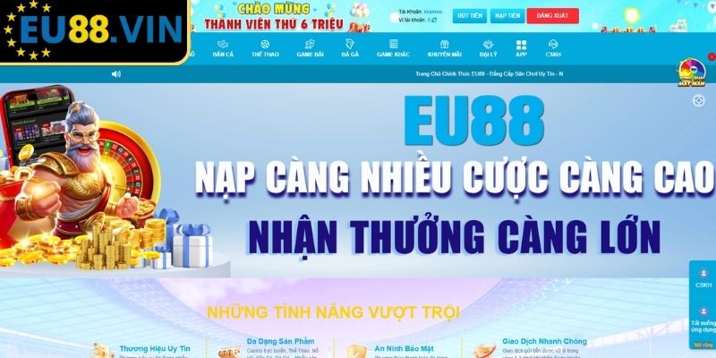 Khuyến Mãi EU88 - Cập Nhật Ưu Đãi Mới Nhất Cho Hội Viên 2025 2 Điều kiện cho người chơi khi tham gia khuyến mãi EU88
