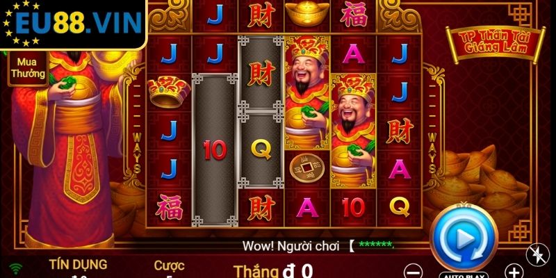 Nổ Hũ Thần Tài Giáng Lâm EU88 - Tài Lộc Và Cơ Hội Thắng Lớn 3 Tận dụng Wild khi thắng liên hoàn
