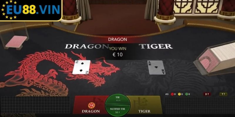 Rồng Hổ EU88 Online - Cuộc Đấu Tốc Độ Chỉ Trong Một Lá Bài 2 Cửa Hổ trong Rồng Hổ online