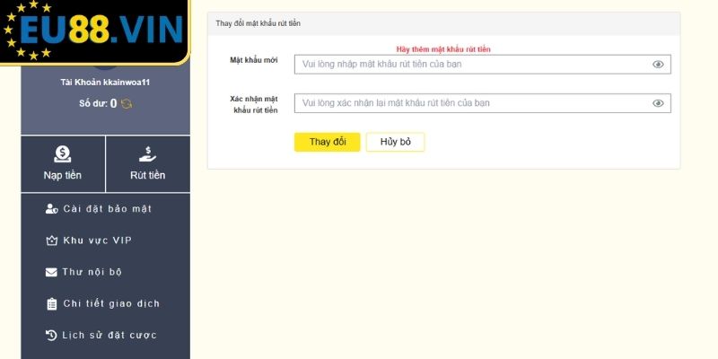 Rút Tiền EU88 - Hướng Dẫn Chi Tiết Và Lưu Ý Khi Giao Dịch 3 Một số lưu ý quan trọng khi rút tiền EU88